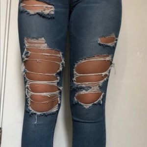 Americans eagle 00 light wash jeans super stretch